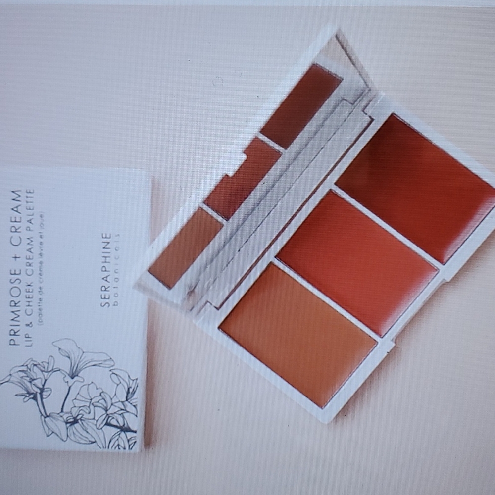 New Seraphine Botanicals Lip & Cheek Cream Palette